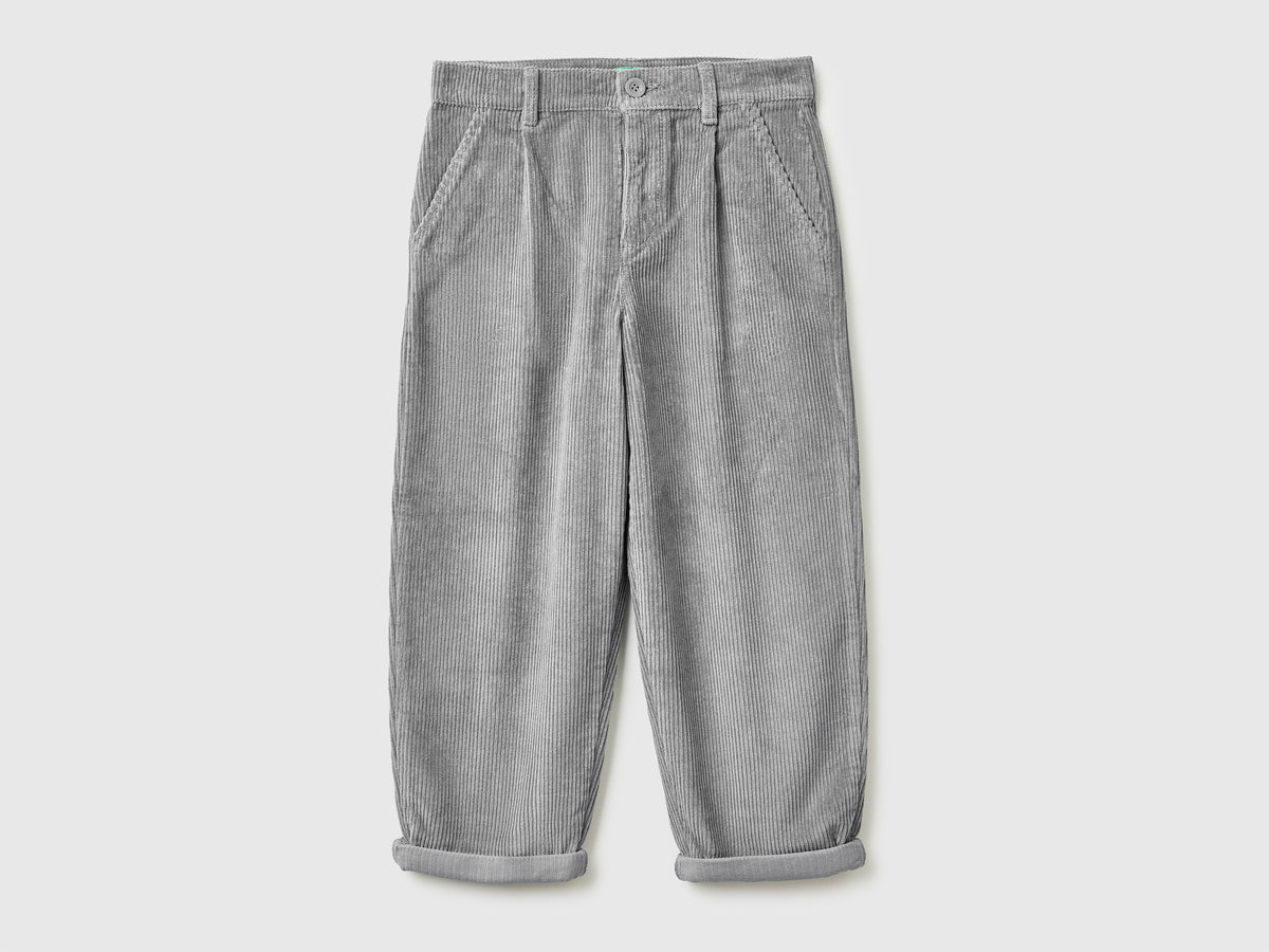 Pantaloni baloon fit in velluto