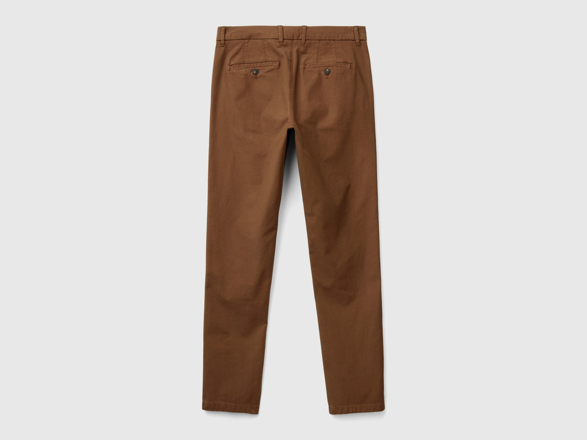 Chino slim fit in cotone stretch