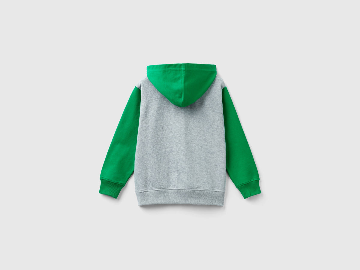 Felpa con zip e cappuccio