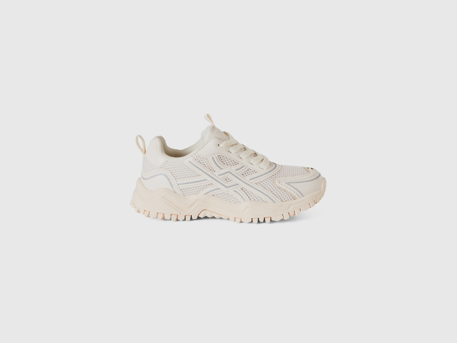 Sneakers running da bambino bianco panna | Benetton Outlet