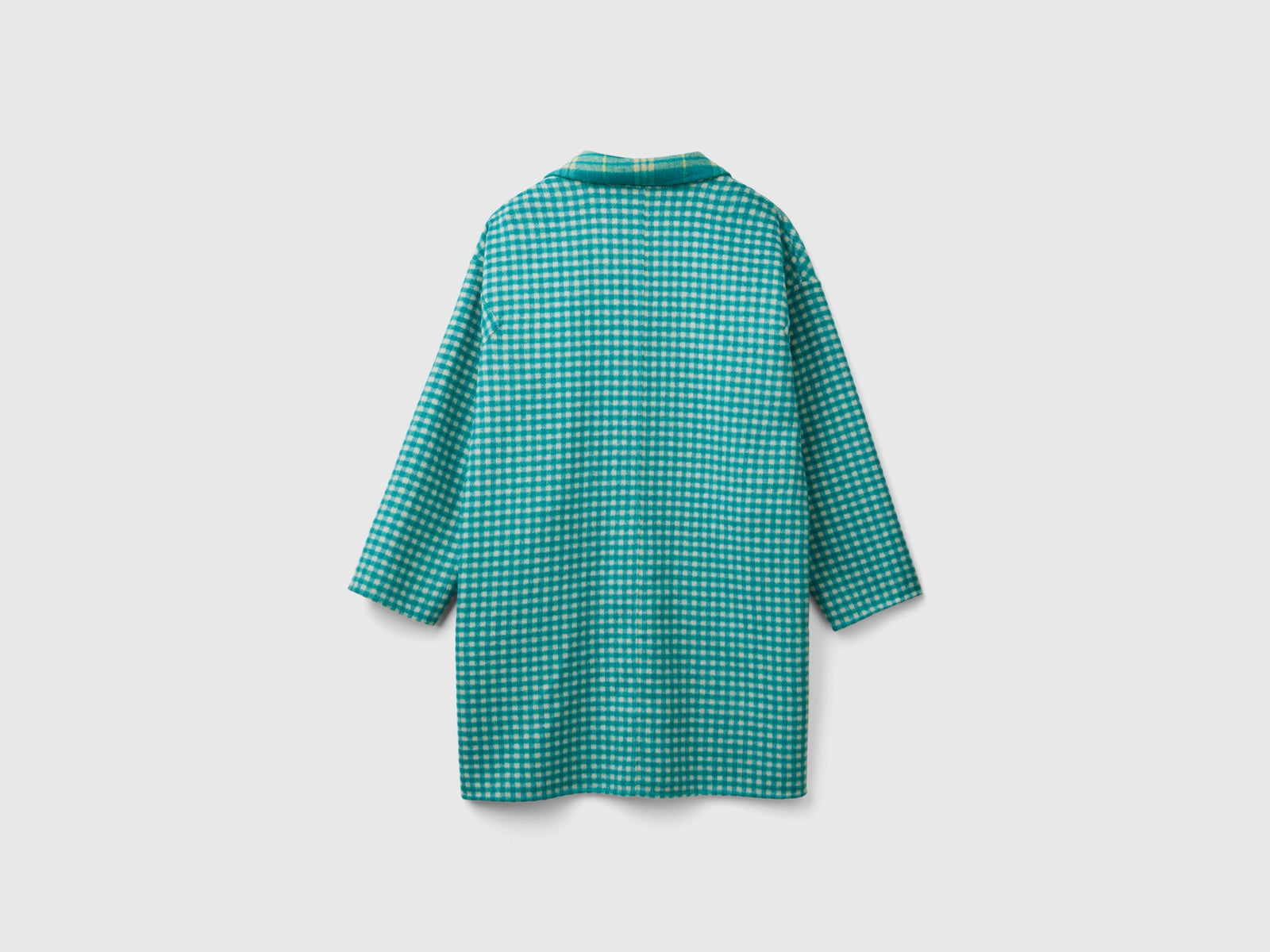 Cappotto reversibile a quadri da donna multi-color 3 | Benetton Outlet