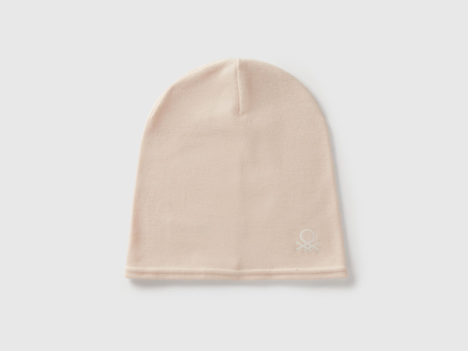 Cuffietta in cotone stretch da bimbo bianco panna | Benetton Outlet