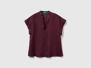 Blusa con scollo a V