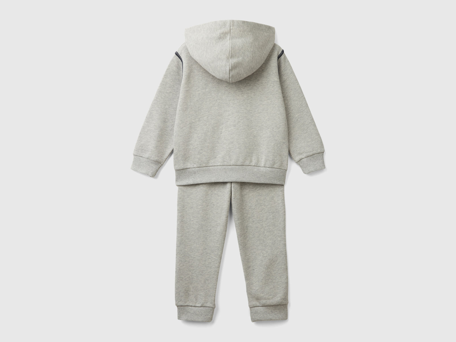 100% cotton sweatshirt tracksuit da bimbo grigio chiaro 2 | Benetton Outlet