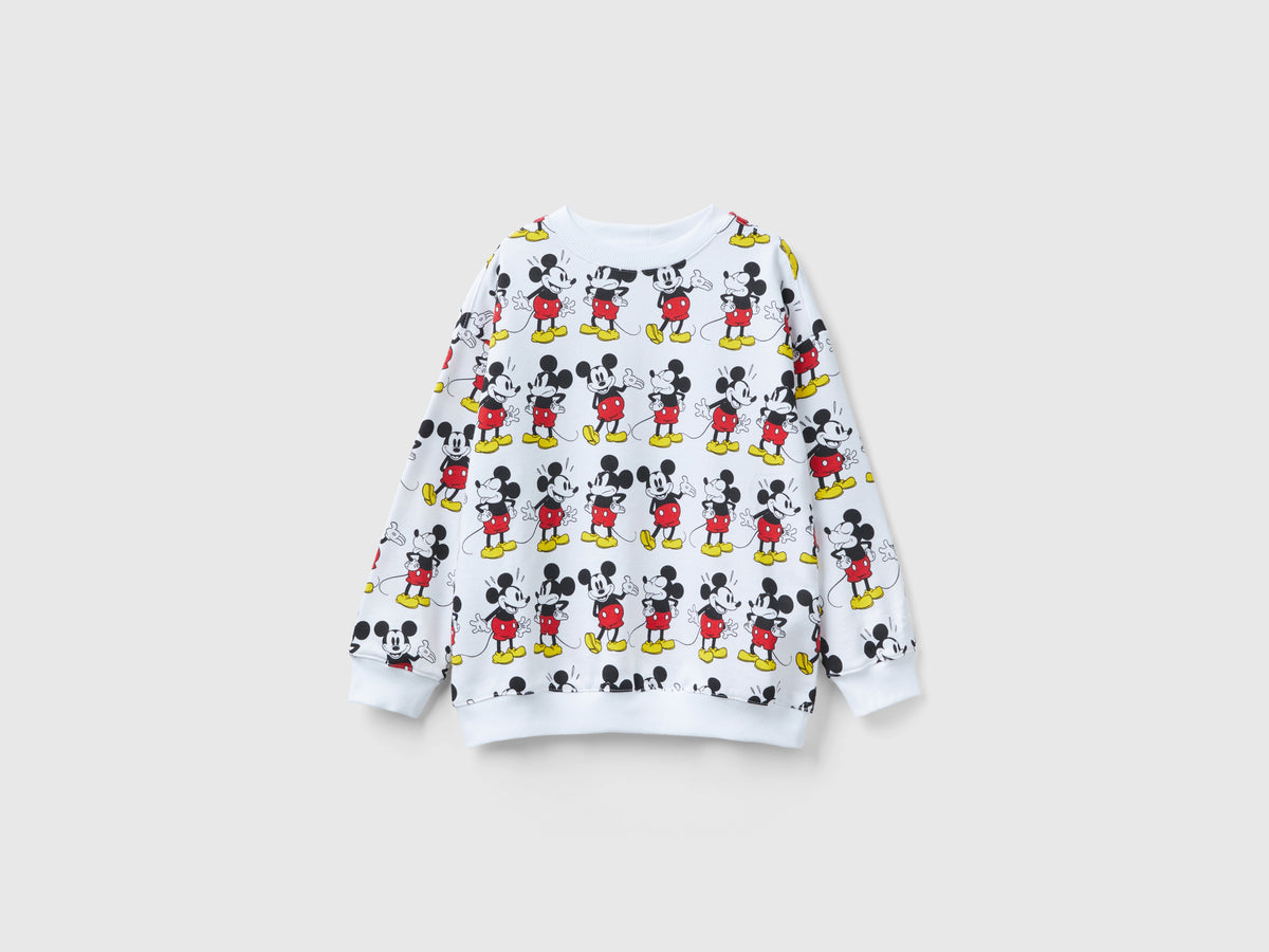 Felpa con stampa Mickey Mouse