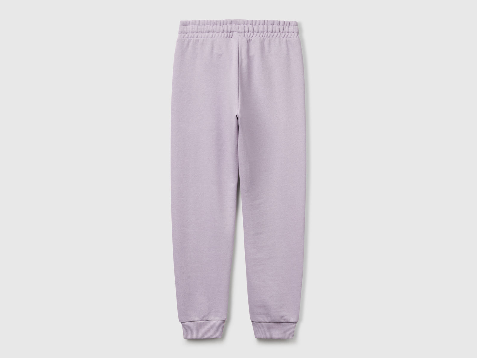 Pantaloni in felpa con logo da bambina lavanda 2 | Benetton Outlet