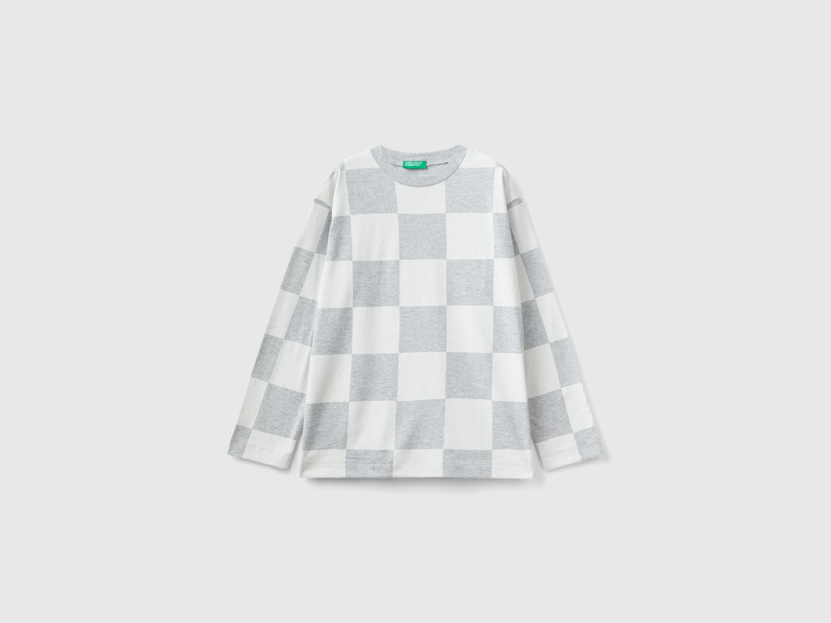Calda t-shirt a scacchi