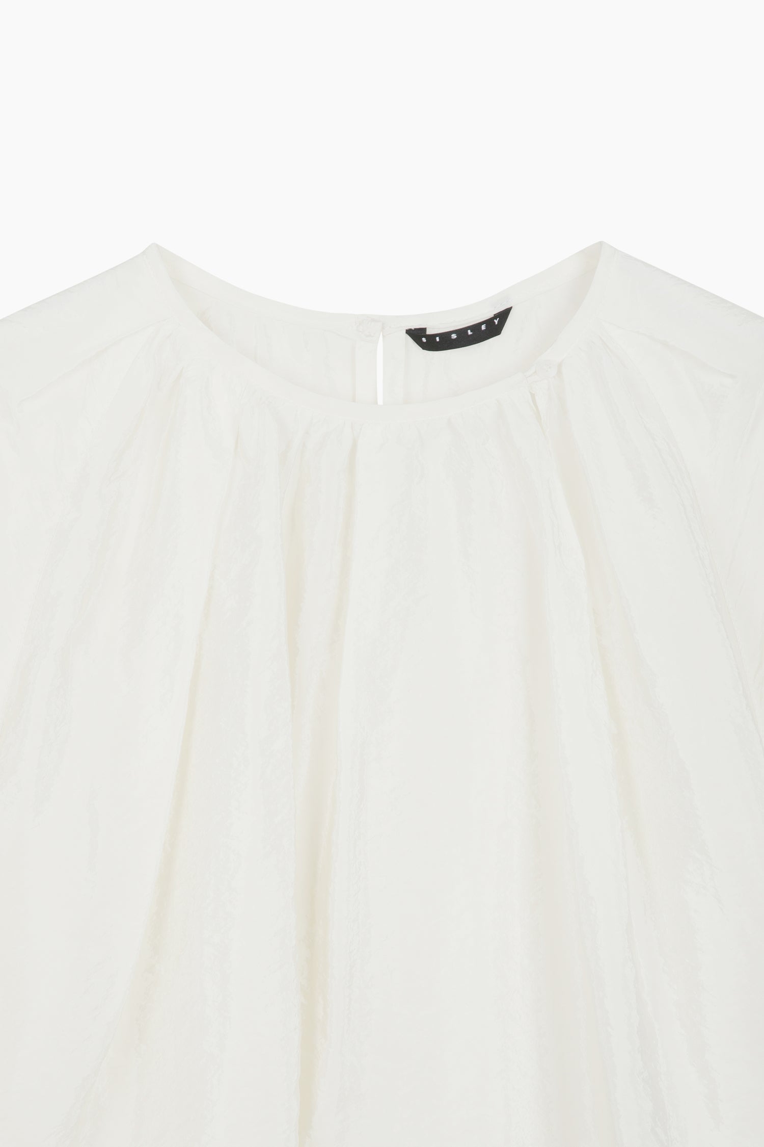 Blusa con maniche a palloncino da donna bianco 3 | Sisley Outlet