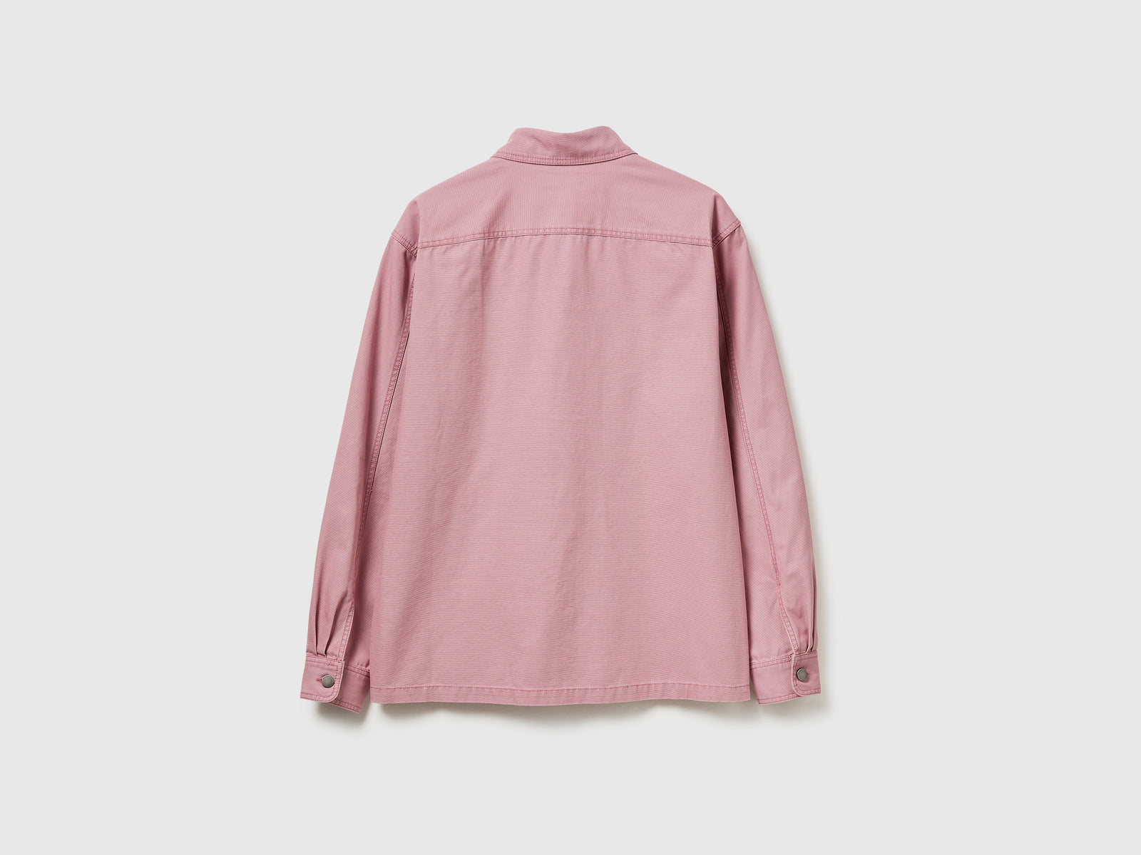 Overshirt in puro cotone da uomo rosa 2 | Benetton Outlet