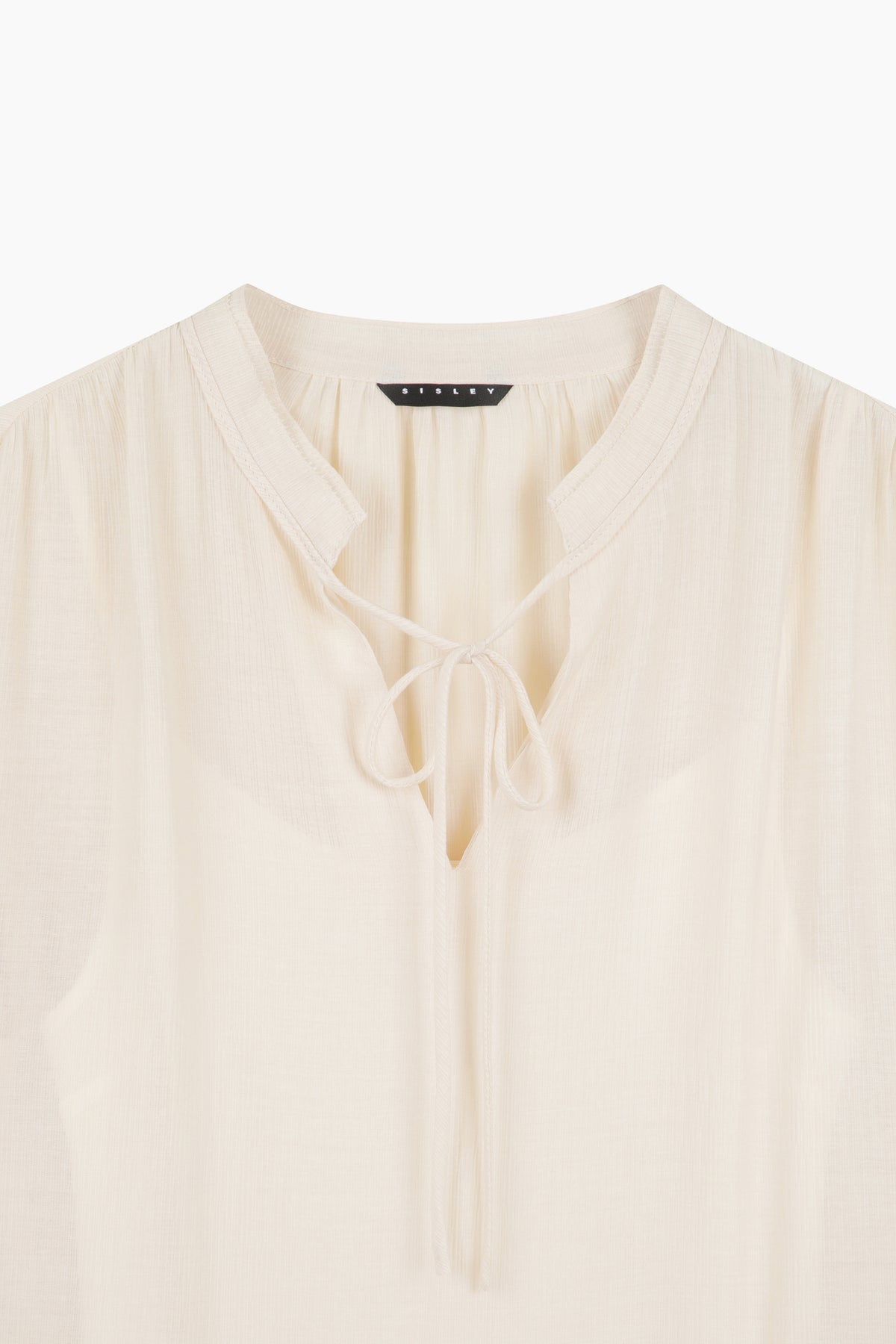 Vestito corto rosa cipria con rouches
