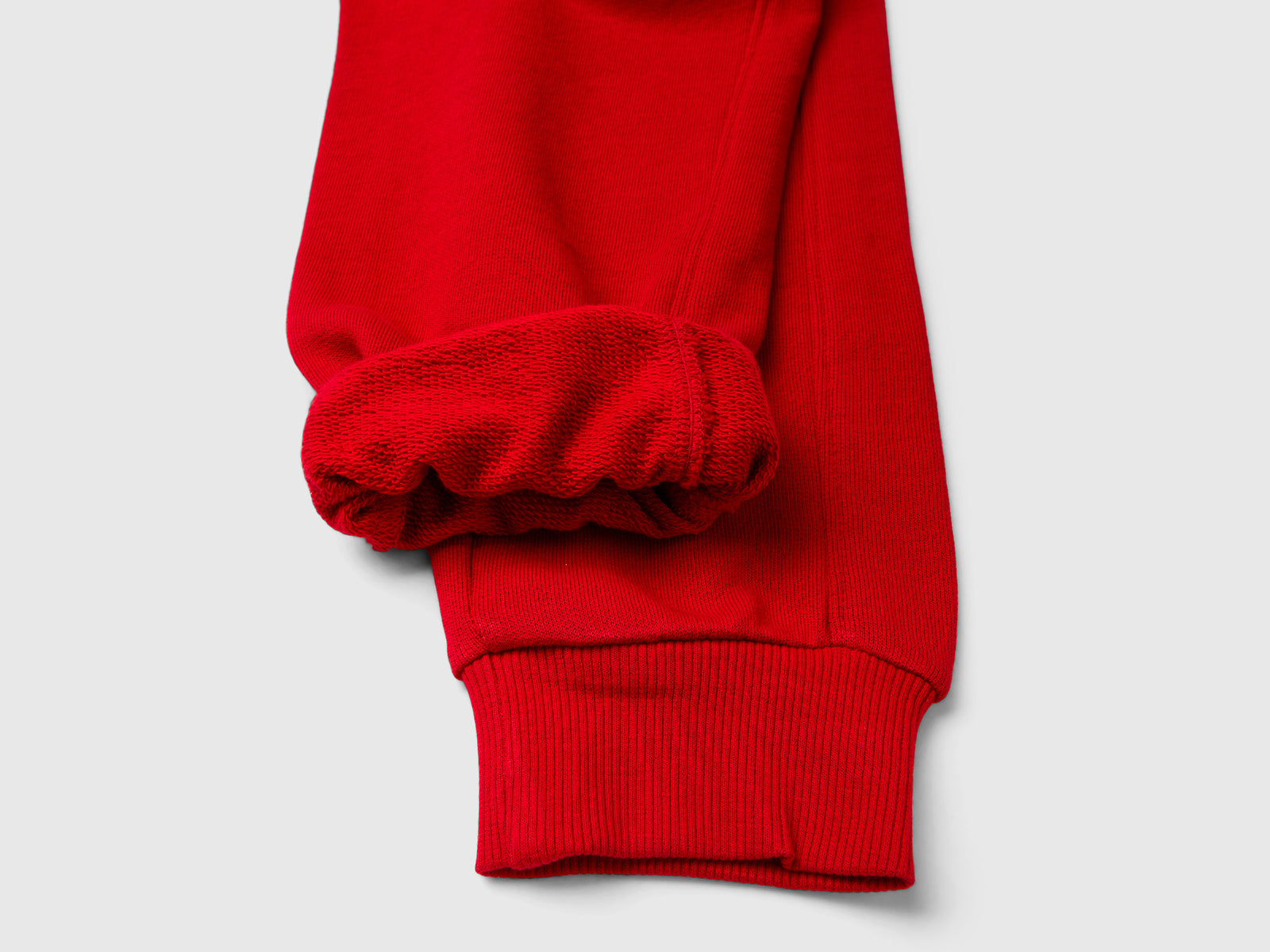 Joggers in felpa con coulisse da bambino rosso 2 | Benetton Outlet