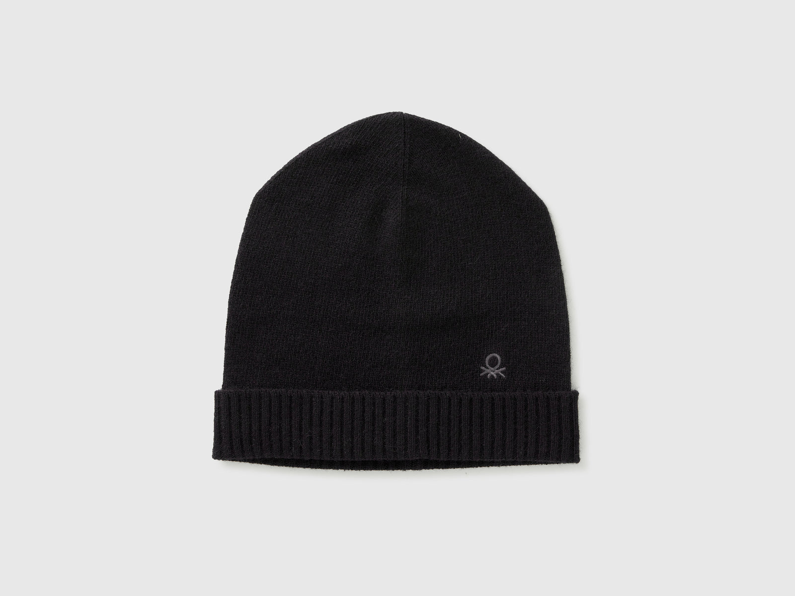 Cappello in misto cashmere da donna nero | Benetton Outlet