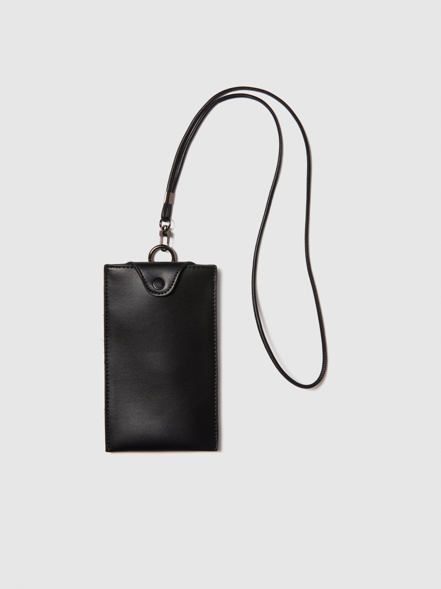 Porta cellulare da collo da uomo nero | Sisley Outlet