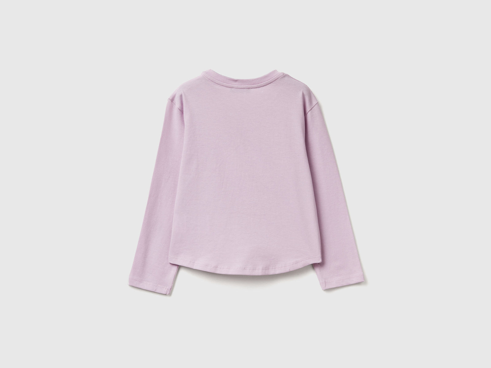 T-shirt con applicazione effetto petali da bimba lavanda 2 | Benetton Outlet