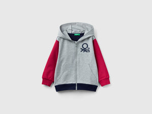 Felpa leggera con zip