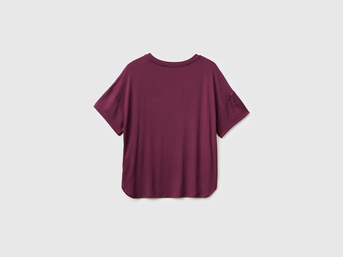 T-shirt slim fit in viscosa stretch
