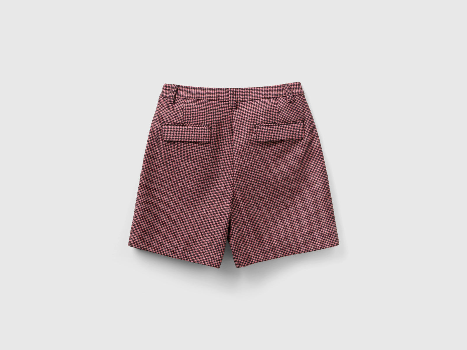 Shorts pied de poule da donna malva scuro 2 | Benetton Outlet
