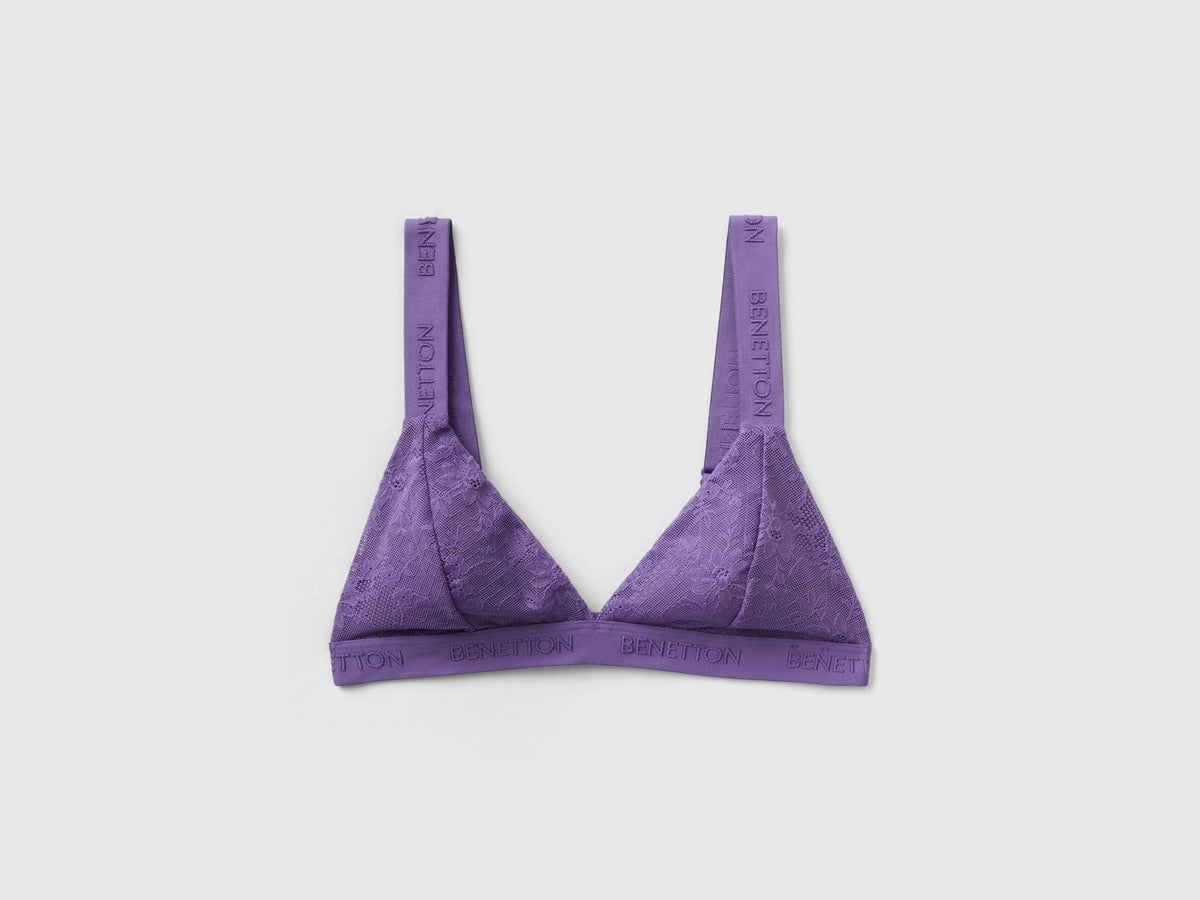 Reggiseno a triangolo in pizzo