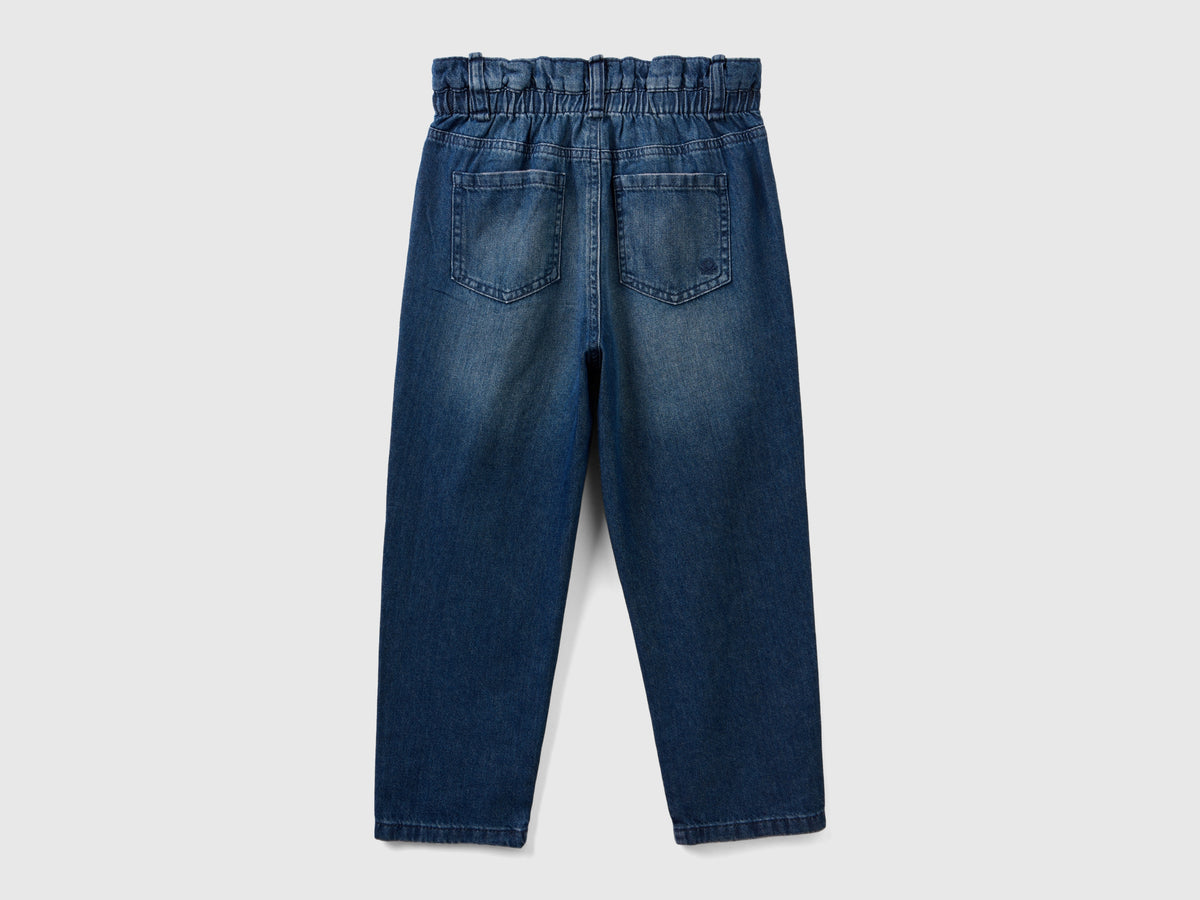 Jeans paperbag 100% cotone