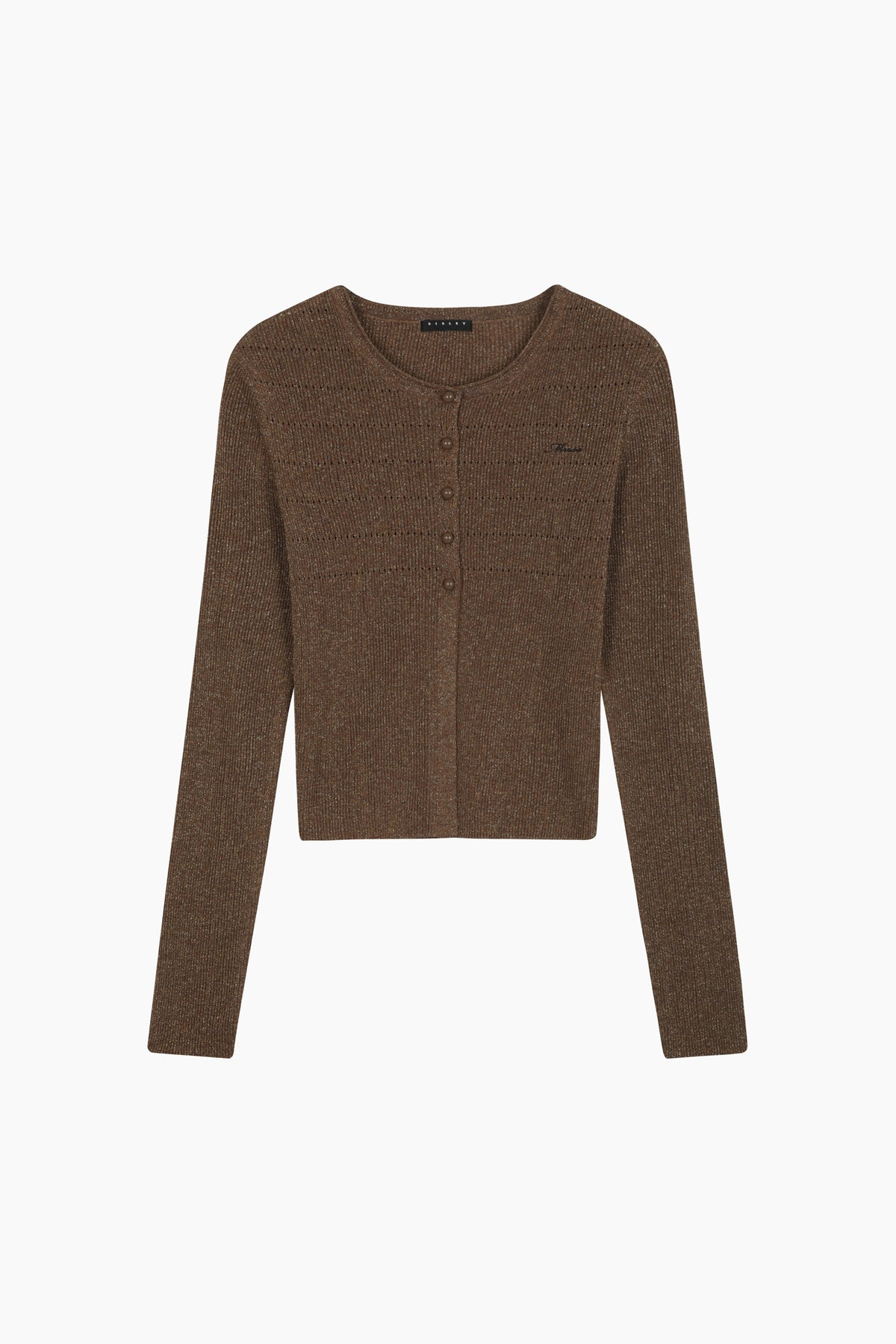 Cardigan con lurex