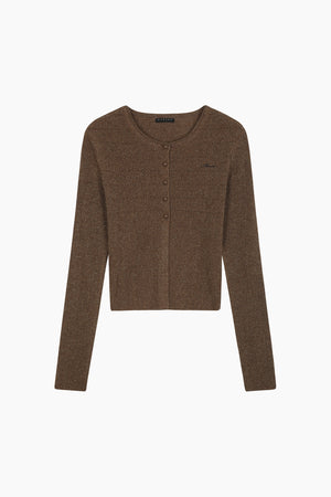 Cardigan con lurex
