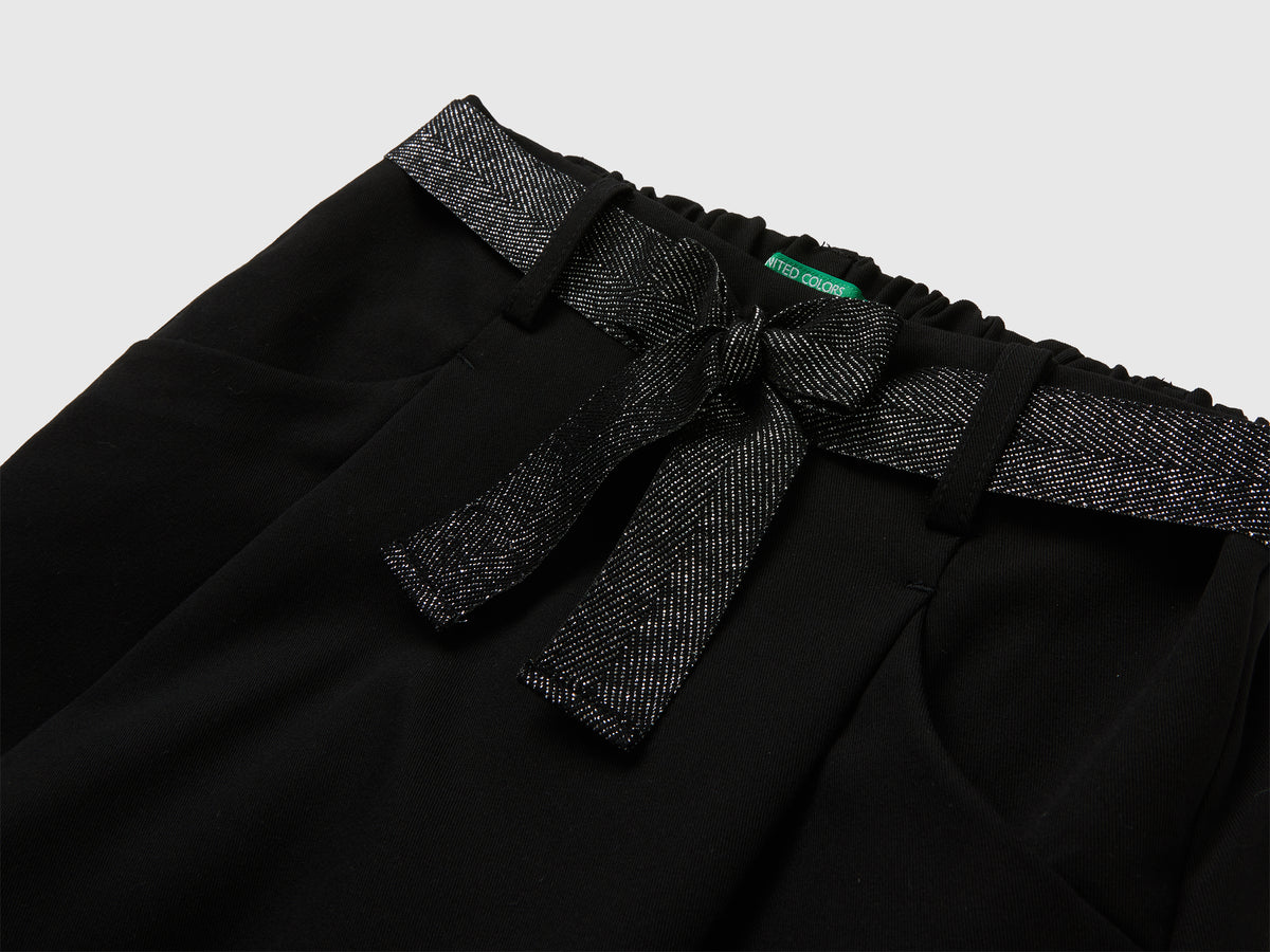 Gonna pantalone con cintura