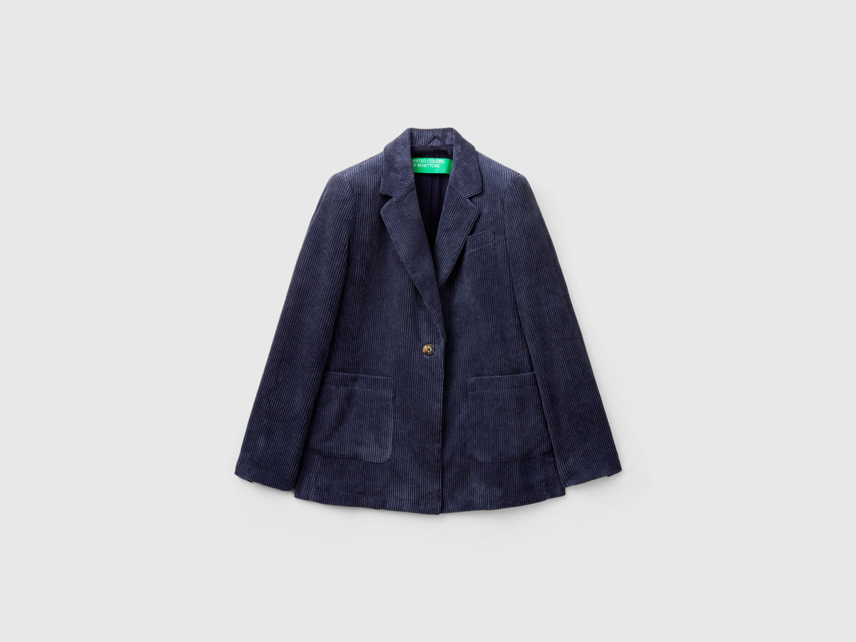 Blazer in velluto a costine