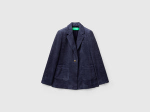 Blazer in velluto a costine