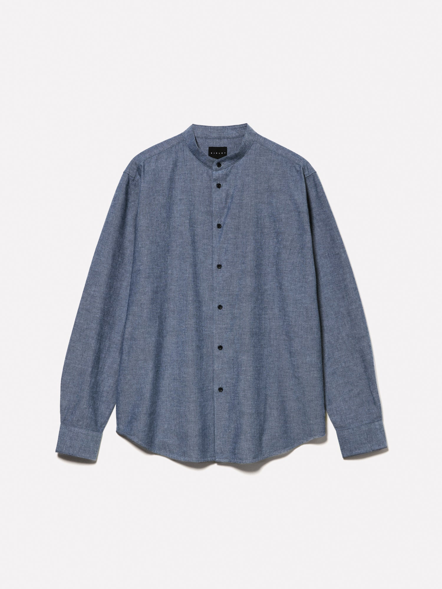 Camicia alla coreana da uomo grigio | Sisley Outlet