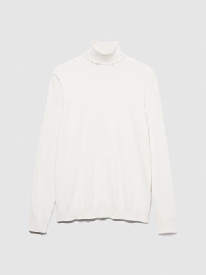 Maglia tinta unita con collo alto