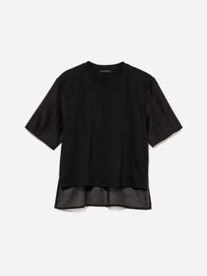 T-shirt con trasparenza