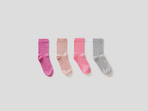 Quattro paia di calze in cotone  stretch