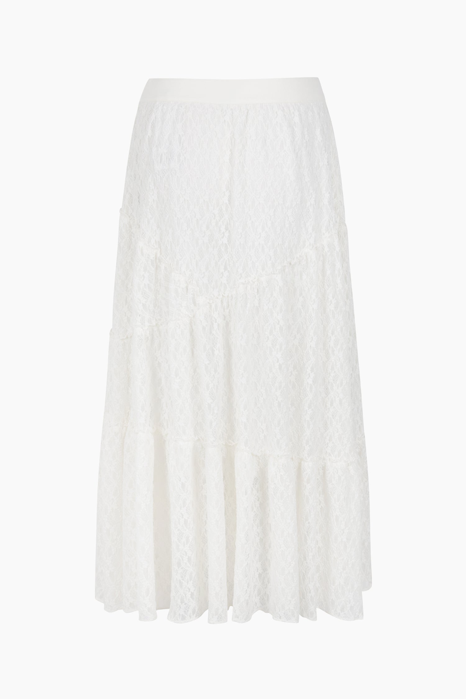 Gonna crema in pizzo da donna bianco panna 2 | Sisley Outlet