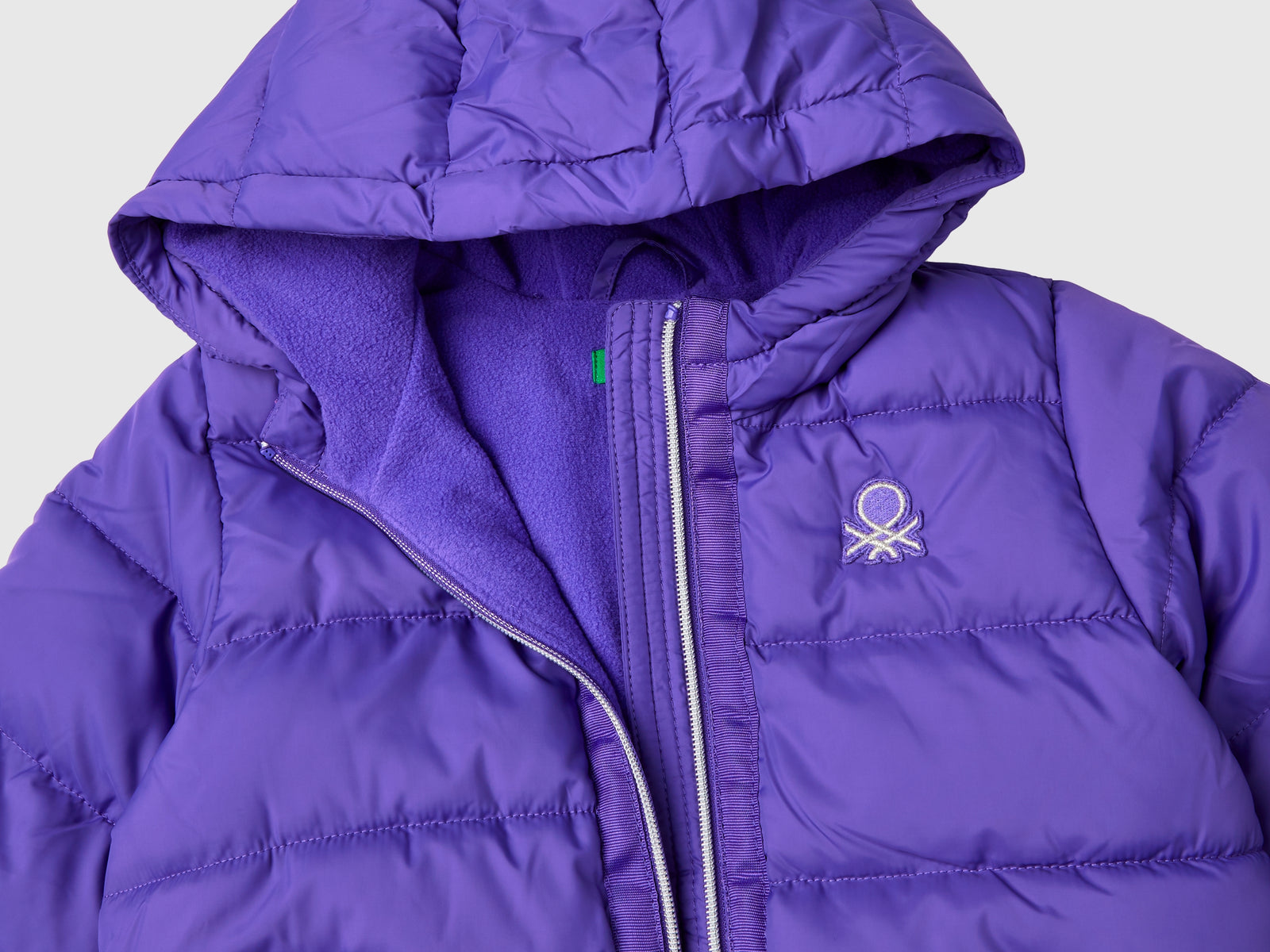 Giubbino imbottito "Rain Defender" da bimba viola 3 | Benetton Outlet