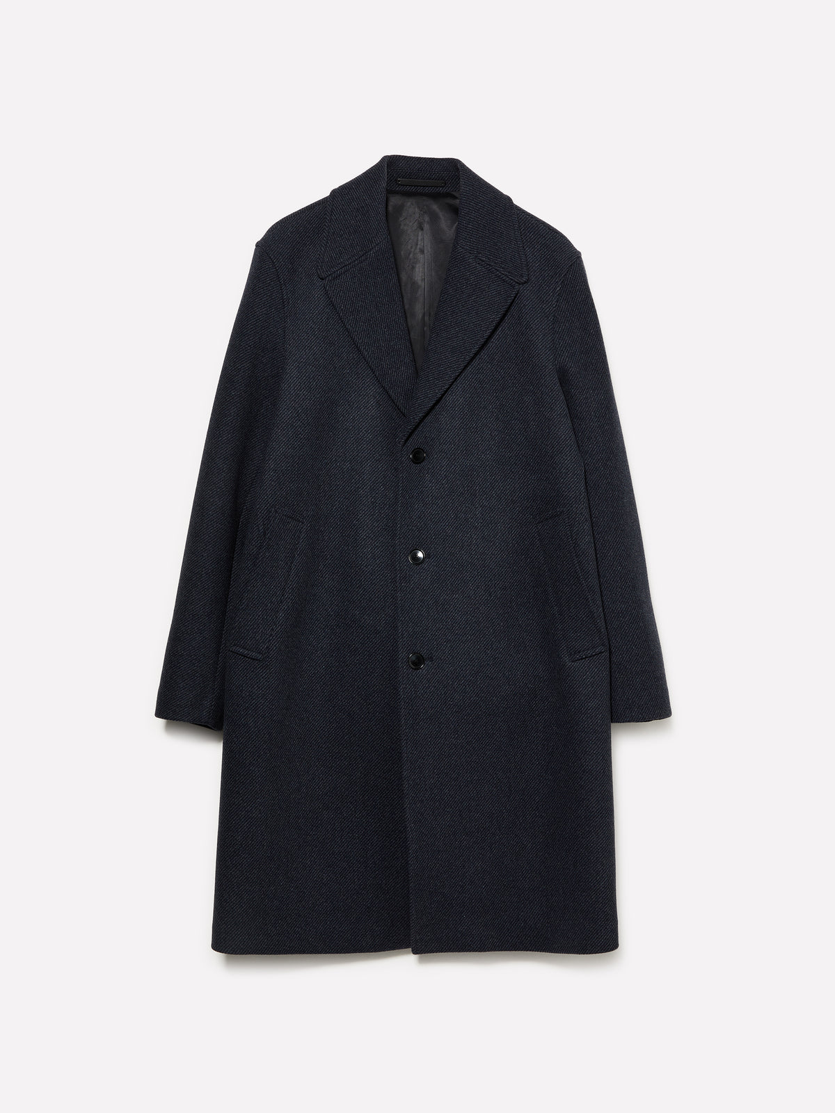 Cappotto monopettoo scuro