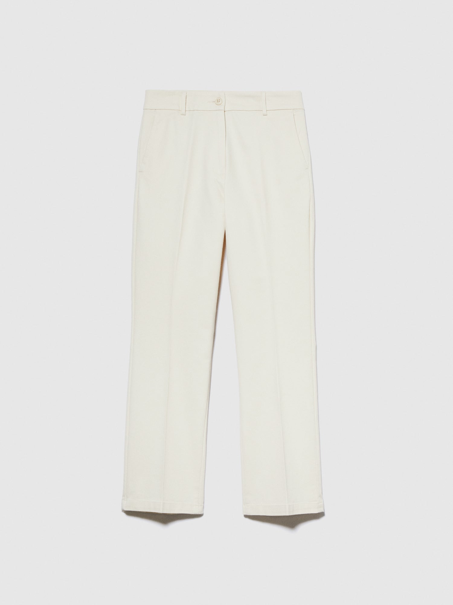 Pantaloni slim fit da donna bianco panna | Sisley Outlet