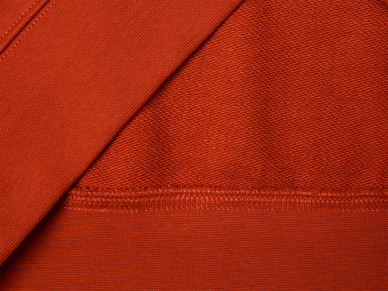 Felpa con patch logo da uomo arancione 3 | Benetton Outlet