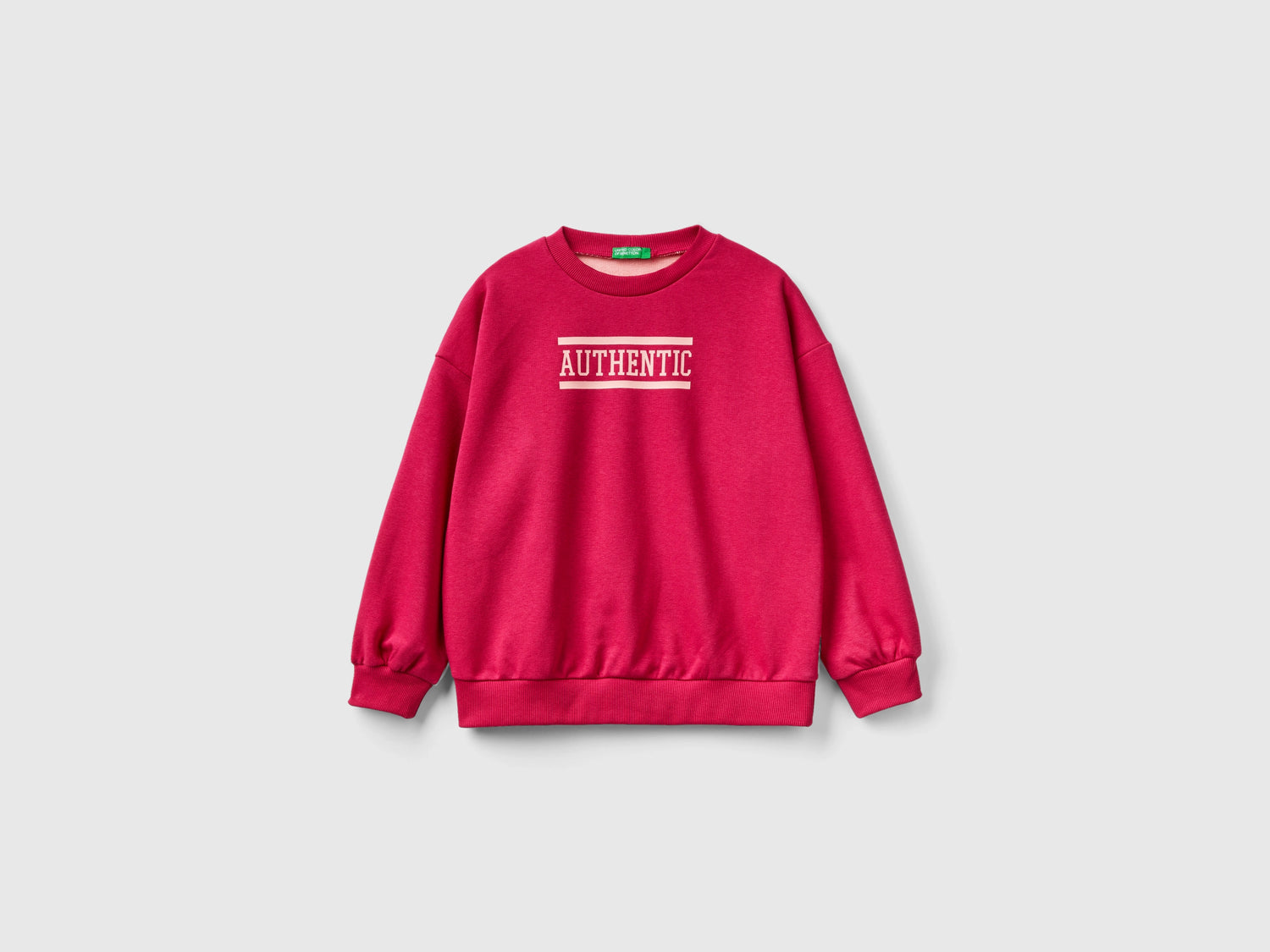 Felpa color block con stampa da bambina multi-color | Benetton Outlet