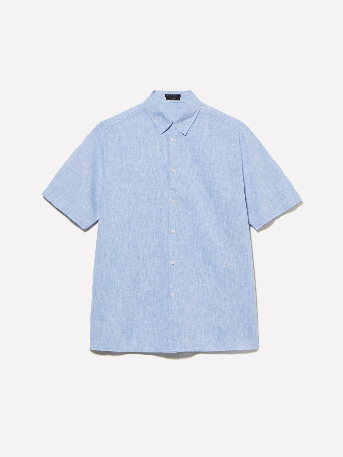 Camicia a maniche corte azzurra