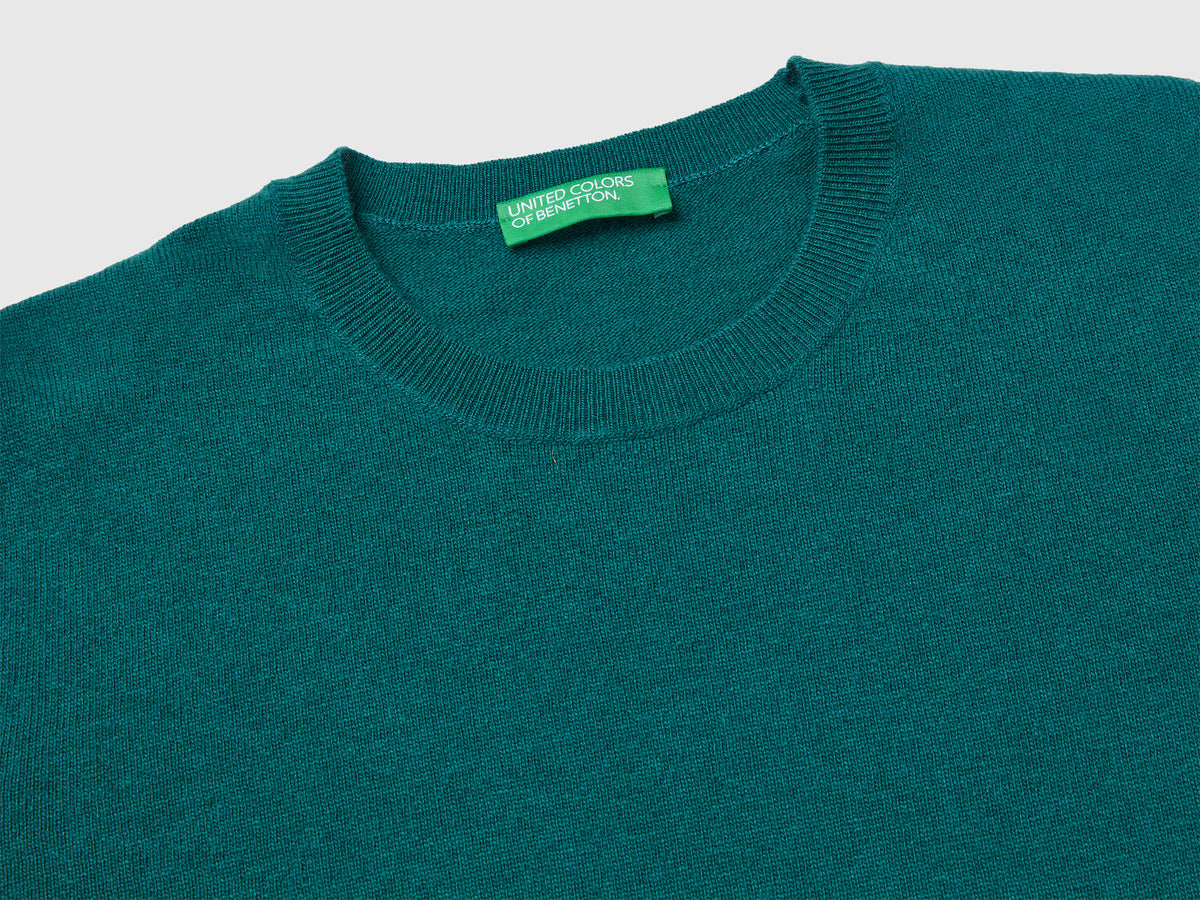 Maglia relaxed fit in pura lana Merino
