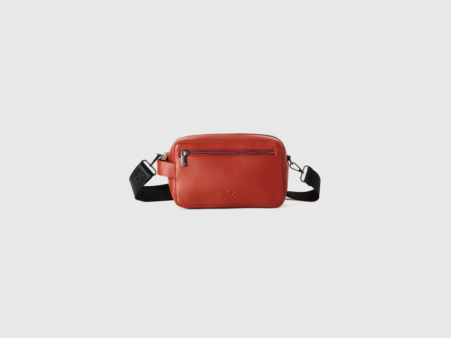 Borsa a tracolla in tessuto spalmato da donna bruciato | Benetton Outlet