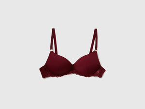 Reggiseno imbottito con pizzo