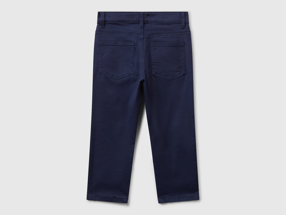 Pantaloni in cotone stretch