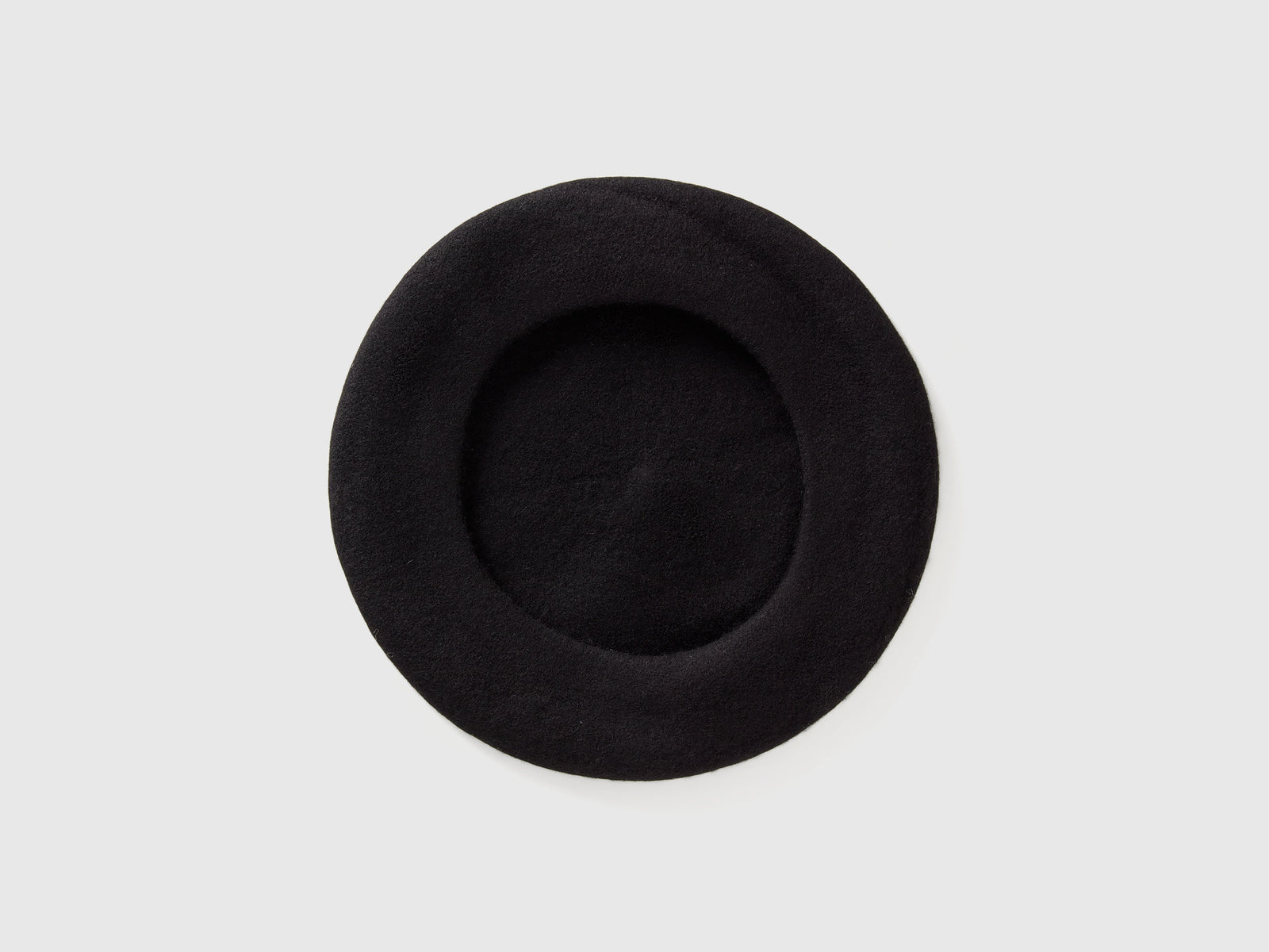 Basco classico in misto lana da donna nero 2 | Benetton Outlet