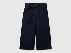 Pantaloni wide fit con fusciacca
