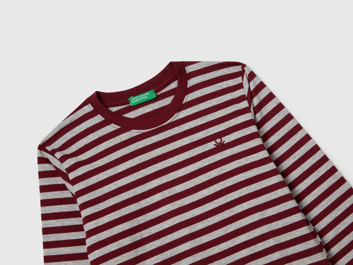 T-shirt manica lunga a righe