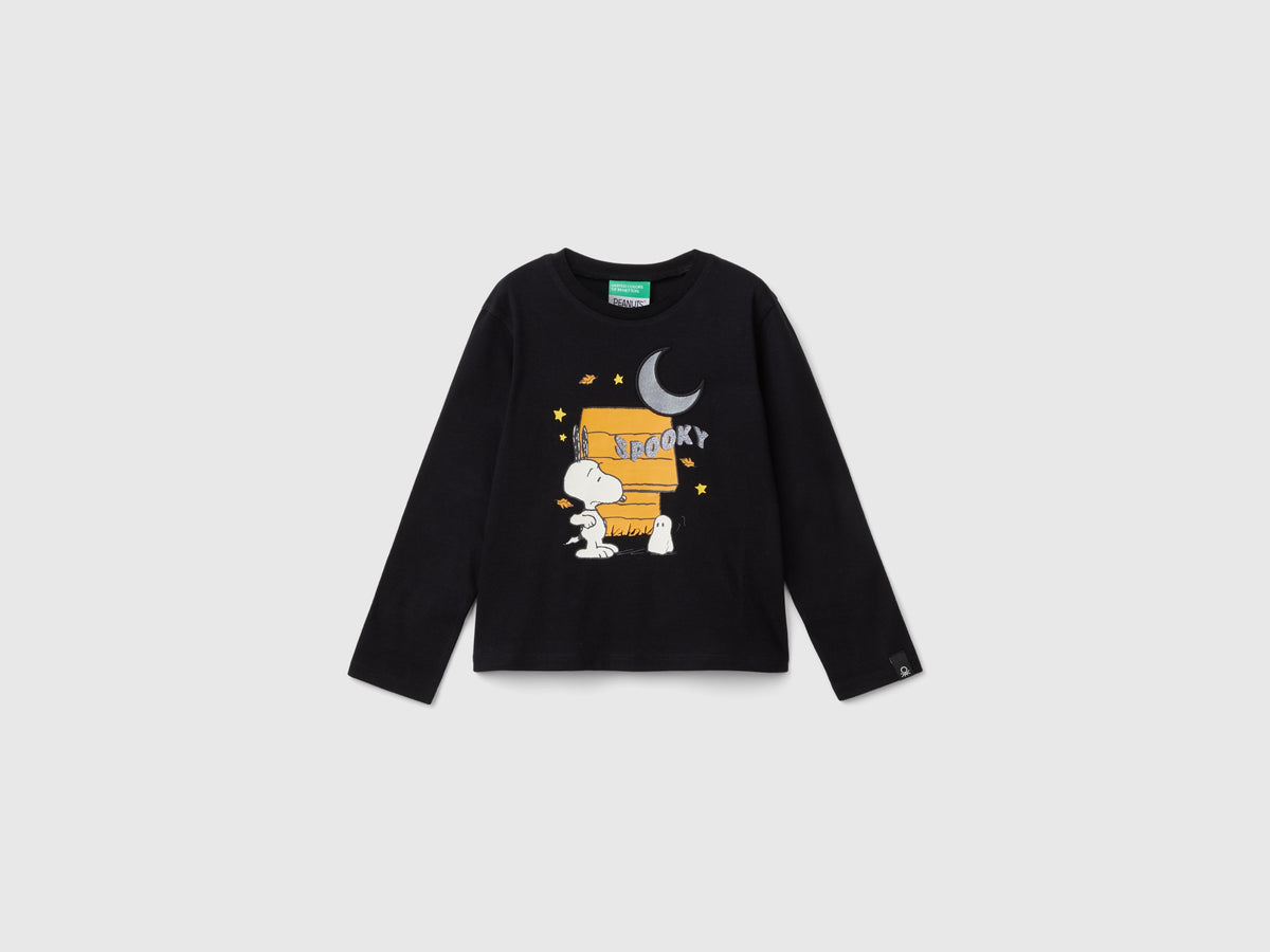 Maglietta ©Peanuts con stampa glitterata