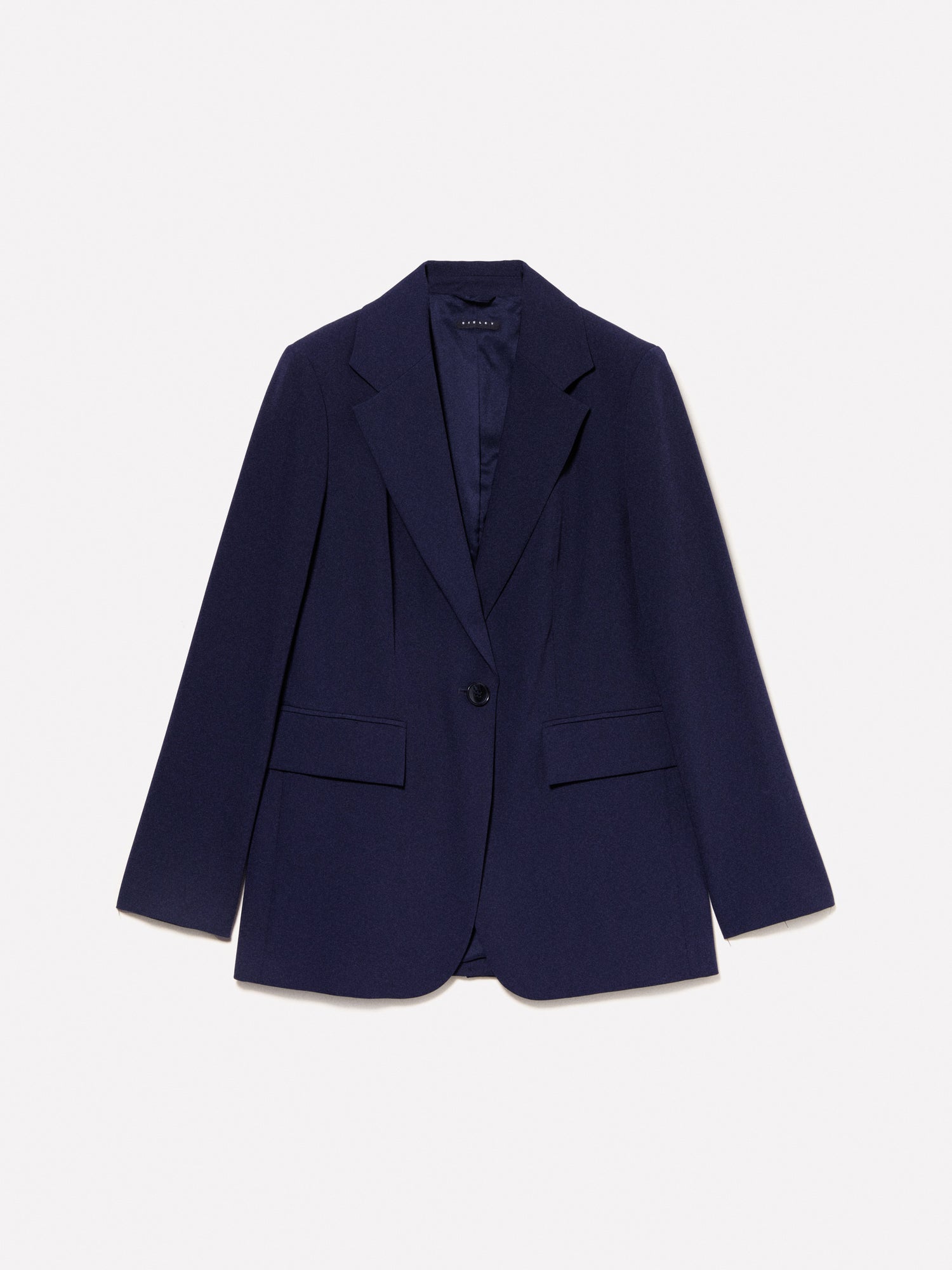 Blazer regular fit da donna blu scuro | Sisley Outlet