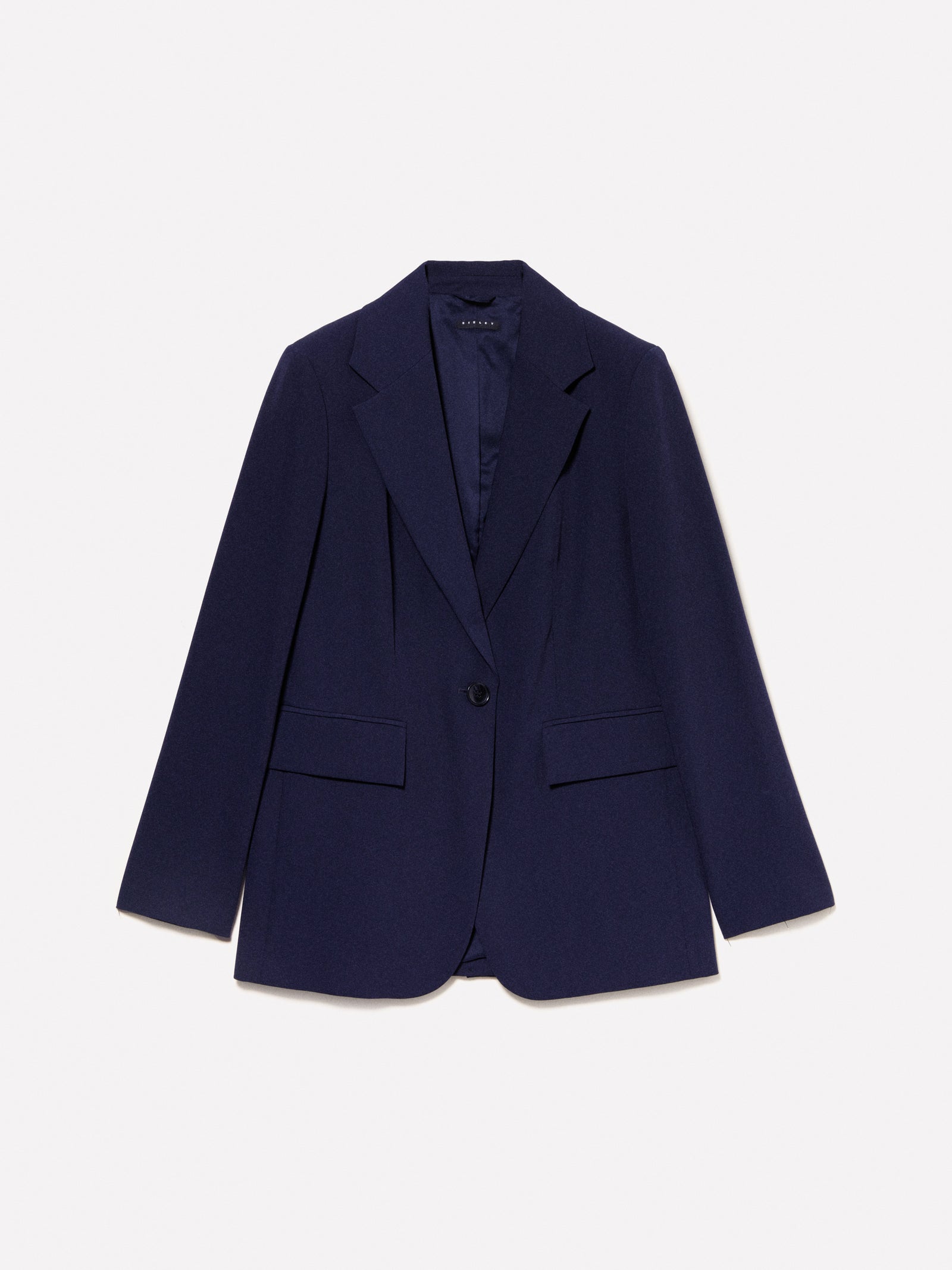 Blazer regular fit da donna blu scuro | Sisley Outlet