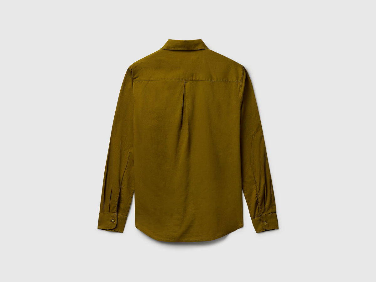 Camicia regular fit in cotone leggero